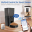 Automatic Cat & Dog Feeder with Camera, 6L Smart WiFi Pet Food Dispenser for Small Pets