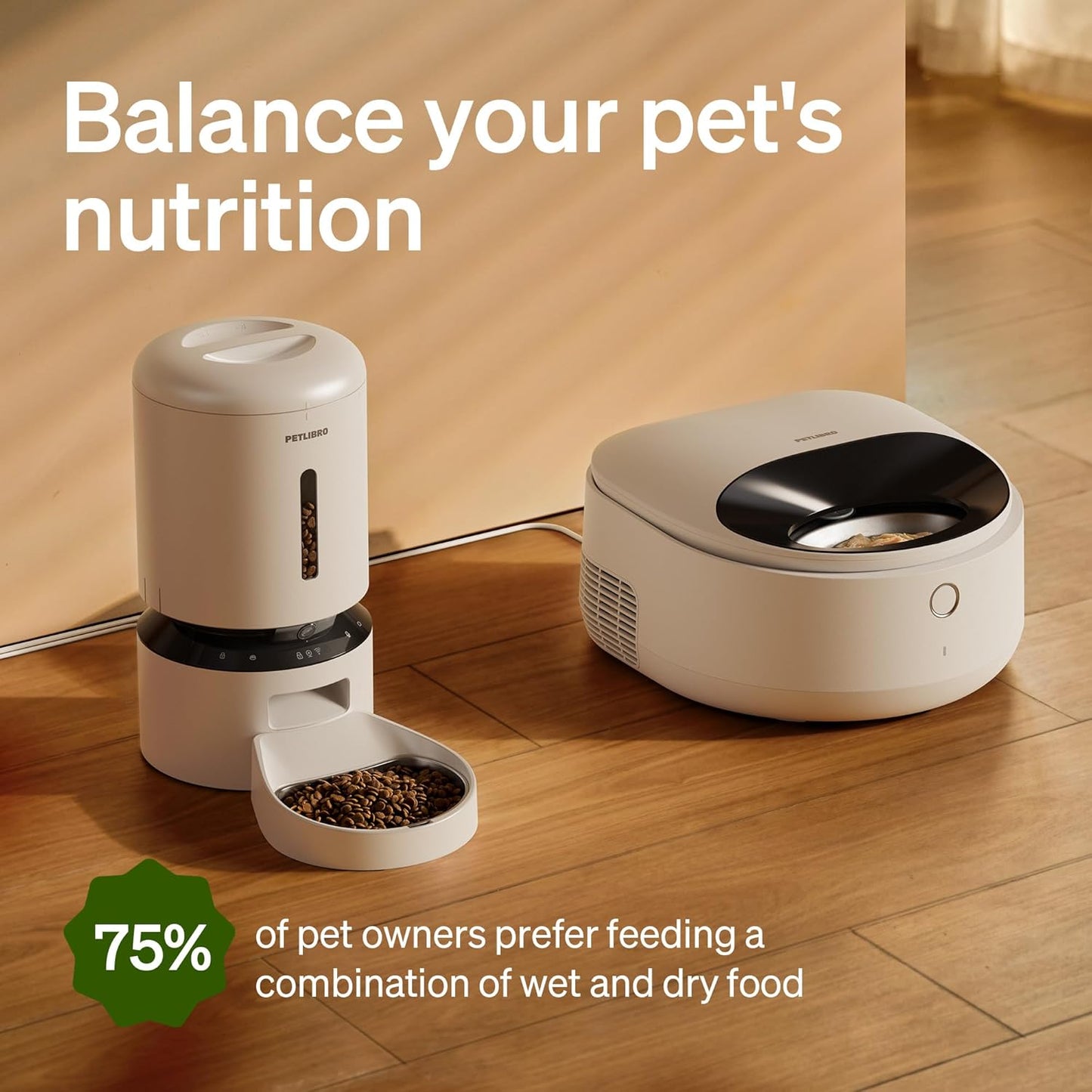 PETLIBRO Automatic Cat Feeder Wet Food with Stainless Steel Bowl, Refrigerated Auto Cat Feeder with Semiconductor Cooling