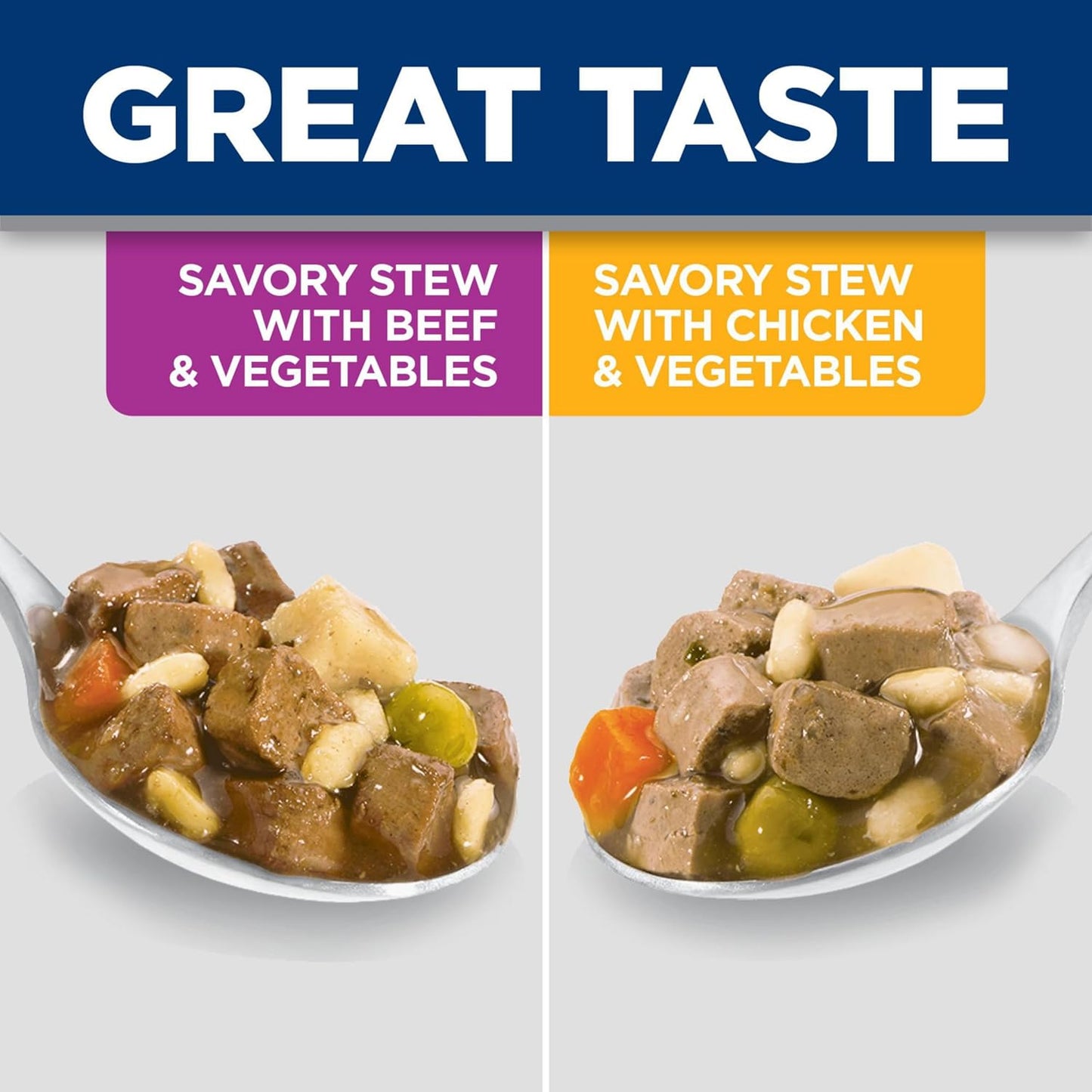 Hill's Science Diet Small & Mini, Adult 1-6, Small & Mini Breeds Premium Nutrition, Wet Dog Food, Variety Pack: Chicken & Vegetables; Salmon & Vegetables Stew, 3.5 oz Tray Variety Pack, Case of 12