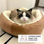 Cat Dog Bed for All Size Cats & Small Dogs