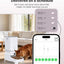 Automatic Cat Feeder with Camera - 7L/29 Cups Auto Dog Feeder with Large Food Tray & 1080P Night Vision