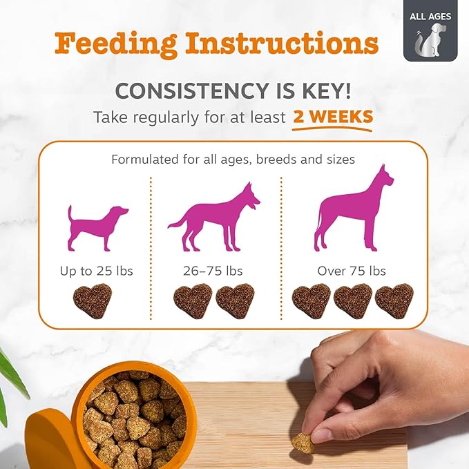 Zesty Paws Vet Strength Mobility Bites Beef & Bacon Flavor Hip & Joint Support 90 Count