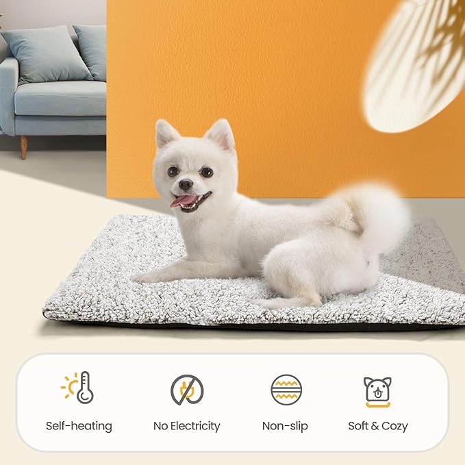 Self Warming Cat Bed Self Heating Cat Dog Mat 24 x 18 inch Extra Warm Thermal Pet Pad