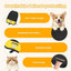 Pet Hair Removal Glove for Dogs & Cats, Newly Upgraded Reusable Electrostatic Pet Hair Remover Glove