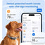 Tractive Smart Dog GPS Tracker | Live Pet Tracker with Virtual Fence | Vital Signs Monitoring of Heart & Respiratory Rate | Bark Monitoring | Dog Collar Attachment (Black)