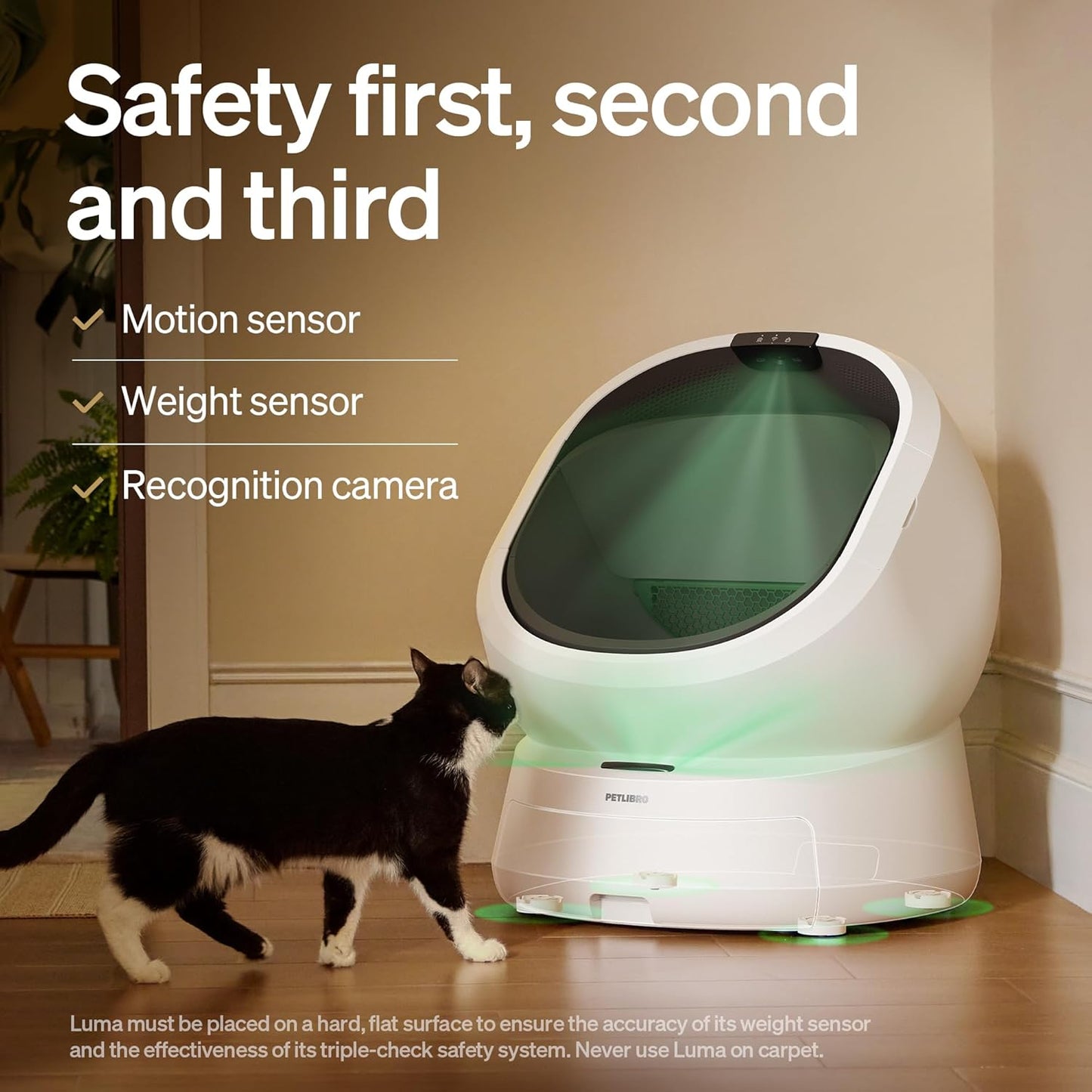 PETLIBRO Automatic Litter Box with AI-Camera Waste Analysis, Auto Odor-Control Self Cleaning Cat Litter Box