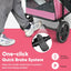 Petbobi Dog Stroller for Large & Medium Dogs - for Large Senior Pets up to 80 lbs, Pink