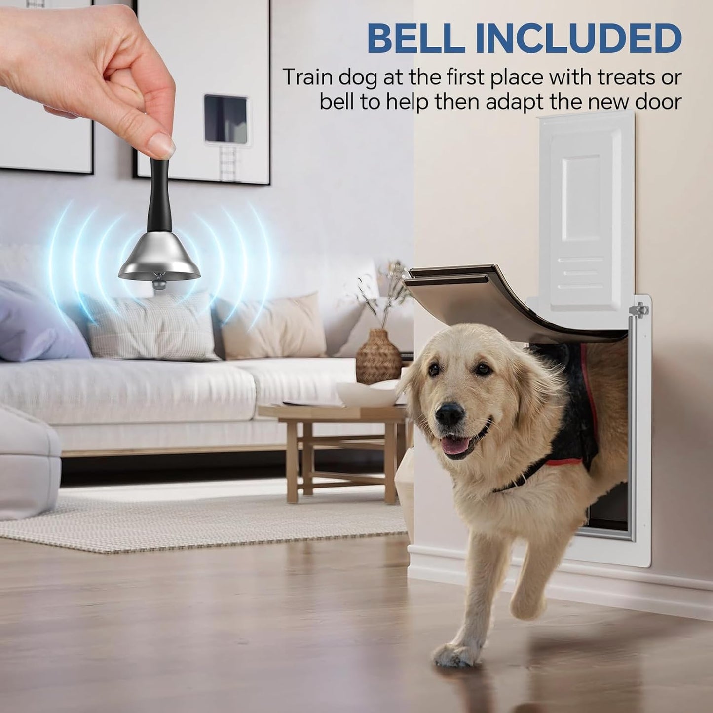 Pet Door for Wall (Cat Up to 10 lbs) - Small