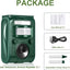 Cat Repeller Outdoor - Ultrasonic Animal Repeller Solar Powered - Waterproof Squirrel Repellent,Raccoon Deterrent with Motion Activated,Repels Dog,Rabbit,Fox,Bird for Farm Yard Protection