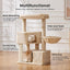 Gardner Pet 41" Tall Cat Tree for Medium Large Cats, Heavy Duty Cat Trees Tower with 2.8in Posts & Washable Top Perches