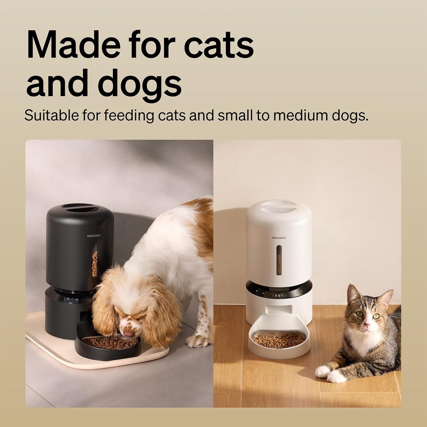 PETLIBRO Automatic Cat Feeder with Camera, 1080P HD Video with Night Vision, 5G WiFi Pet Feeder with 2-Way Audio
