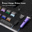 Professional Dog Grooming Clipper with Replacement Blade, 5-in-1 Adjustable A5 Blade Cordless Pet Grooming Kit 2 Speed Trimmer Hair Shaver with Detachable Metal Combs Nova for Animal Horse
