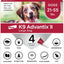 K9 Advantix II Large Dog Vet-Recommended Flea, Tick & Mosquito Treatment & Prevention | Dogs 21 - 55 lbs. | 4-Mo Supply