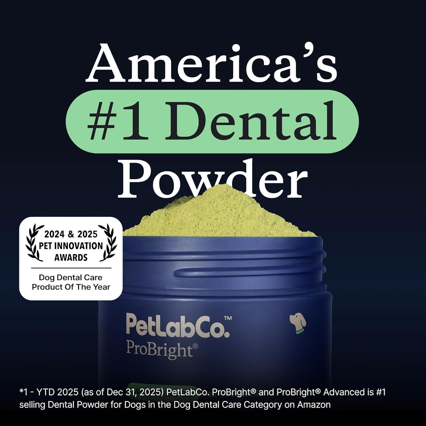 PetLab Co. – Oral Hygiene & Gut Health Bundle: Dental Powder for an Effortless Clean in 1 Scoop for Small Dogs & Probiotics for Dogs Supporting Gut Health & Seasonal Allergies