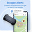 Tractive Smart Dog GPS Tracker | Live Pet Tracker with Virtual Fence | Vital Signs Monitoring of Heart & Respiratory Rate | Bark Monitoring | Dog Collar Attachment (Black)