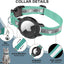 Reflective AirTag Cat Collar, Integrated Cat Tracker Collar with Air Tag Holder and Bell