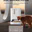 PETKIT Automatic Cat Dog Feeder with Camera, AI-Powered Motion Capturing, 1080P HD Video with Night Vision, 2.4G WiFi Pet Feeder with 2-Way Audio, Dual Hopper Pet Food Dispenser with Desiccant