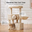 Gardner Pet 41" Tall Cat Tree for Medium Large Cats, Heavy Duty Cat Trees Tower with 2.8in Posts & Washable Top Perches