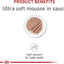 Royal Canin Feline Health Nutrition Mother & Babycat Queen Ultra Soft Mousse in Sauce Cat Food, 3 oz (Pack of 12)