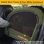 PAWZIDEA 3-in-1 Large Dog Stroller with Detachable Carrier up to 80lbs, Portable Dog Car Crate & Travel Kennel, Foldable Pet Stroller for 2 Medium Dogs, All-Terrain 9” Jogger Wheels, Adjustable Handle