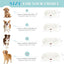 Cute Washable Dog Bed for Small Medium Dogs, 30in, Cream