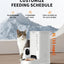 PETKIT Automatic Cat Feeder with Camera, 1080P HD Video with Night Vision, 2.4G WiFi Pet Feeder for Cat & Small Dog, 2-Way Audio & Meal Call Pet Food Dispenser with Desiccant Bag, Motion Capturing