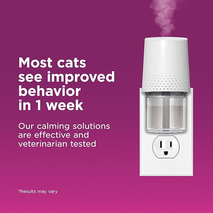 COMFORT ZONE Cat Calming Diffuser Refill, 2 Pack (30-Day Refills, 60-Day Supply)