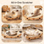 Upgraded Sisal Cat Scratcher Bed, Solid Oak Frame 1.3 cm Thick, 100% Sisal Pad