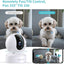 Pet Camera, 2K HD Dog Camera with Phone APP, 360° Pan/Tilt View Puppy Cam, One Click Call for Baby Monitor, MagivPix Night Vision,Motion Tracking Alarm with Cloud/Local SD,Home Indoor Security Cam