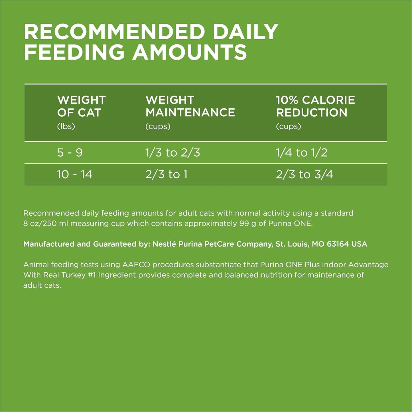 Purina ONE Natural, Low Fat, Weight Control, Indoor Dry Cat Food, +Plus Indoor Advantage - 3.5 lb. Bag