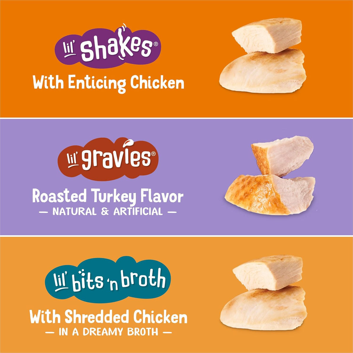 Friskies Purina Poultry Faves Broth and Gravy Cat Food Complements Variety Pack - 8 ct. Box (Pack of 2)