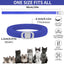 4 Pack Flea Collar for Cats, 32 Months Flea and Tick Prevention for Cat, Waterproof & Natural Cat Flea and Tick Treatment, Adjustable for Cats Kittens(Blue&Pink)