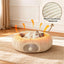 Cat Tunnel Bed with 40 Pcs Interactive Cat Toys, Cat Tube with Kitten Toys for Indoor