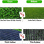 CooZero Artificial Grass, Professional Dog Grass Mat, Potty Training Rug and Replacement(39.4 x 19.7 inch)