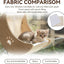 Cat Window Perch Hammock, Wooden Moon Cat Shelves with Strong Suction Cups
