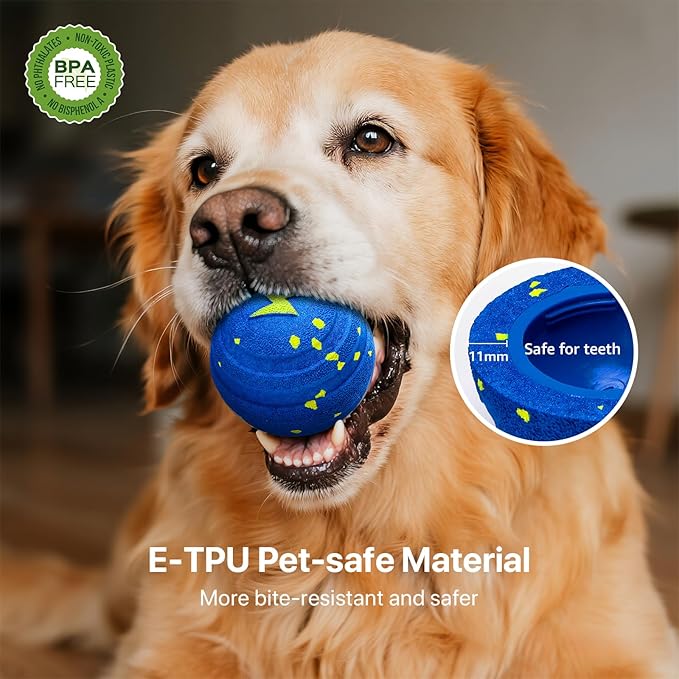 Interactive Dog Toys Balls Moving - Smart Automatic Bouncing Interactive Dog Ball