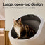 PETLIBRO Automatic Cat Litter Box Bundle with Accessories Kit, Open Top Self Cleaning Cat Litter Box with AI-Camera