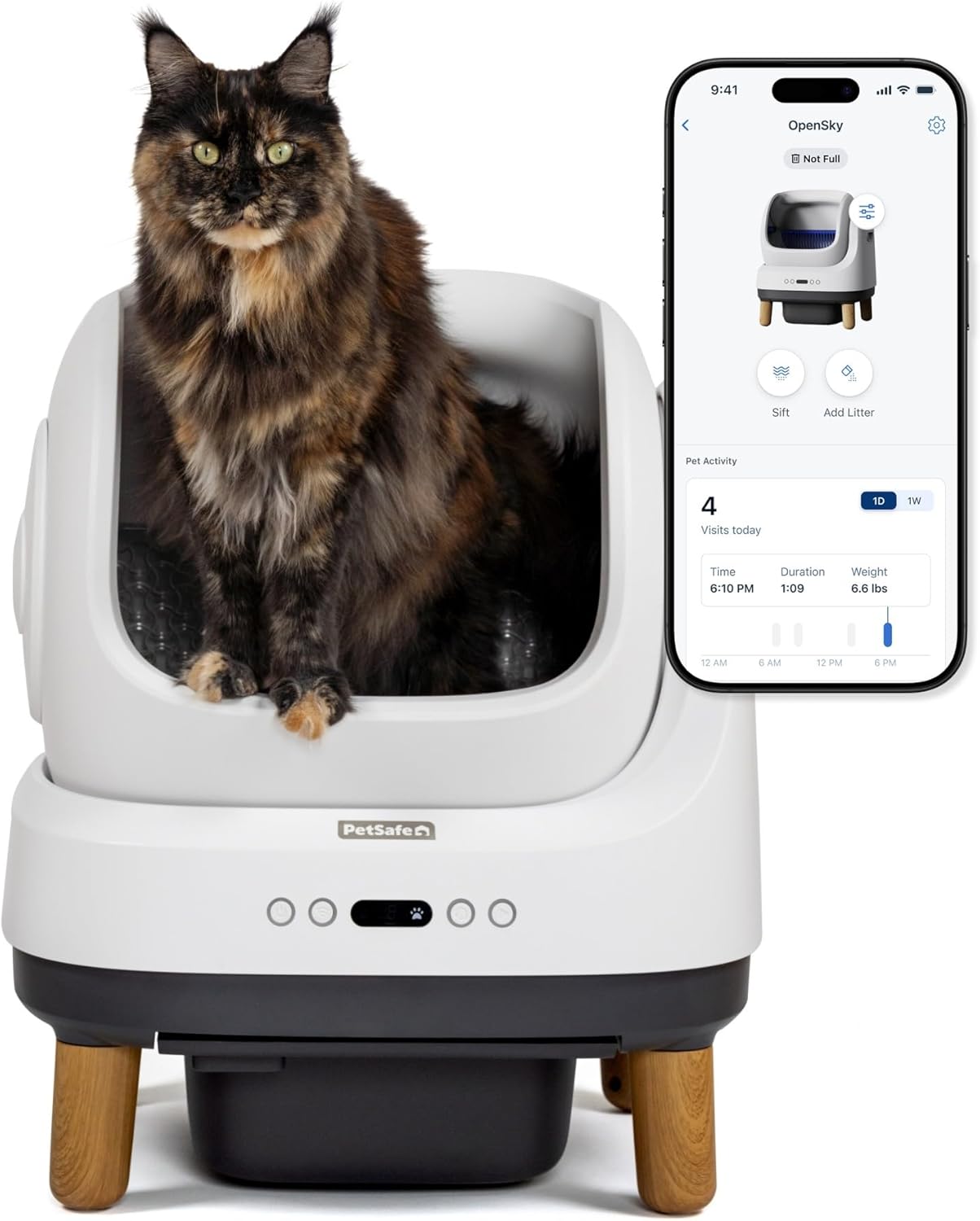 PetSafe ScoopFree OpenSky Automatic Self-Cleaning Cat Litter Box
