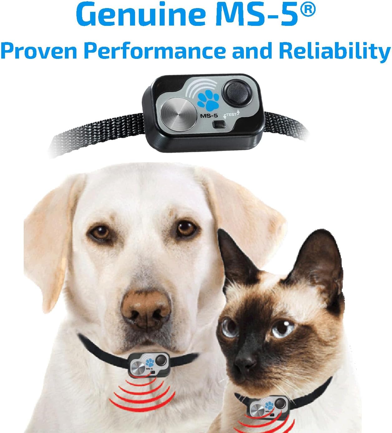 High Tech Pet Genuine MS-5® Automatic Smart Pet Door Collar, Tested & Certified for All Power Pet Doors