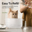 PETLIBRO Cat Water Fountain with Wireless Pump, 2.5L/84oz Pet Water Fountain for Cats Indoor Stainless Steel, Cat Water Dispenser with Two Flow Modes, Pat Fountain for Drinking Easy Clean, BPA-Free