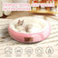 20in Washable Cat Beds for Indoor Cats - Round Donut Pet Bed for Cats, Small Dogs