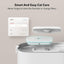 PETLIBRO App-Controlled Cat Water Fountain, Pet Water Fountain with Stainless Steel Tray, Water Fountains for Cats Indoor with Drinking Monitoring, Cat Fountains for Drinking with 2 Wireless Pumps
