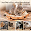 Upgraded Sisal Cat Scratcher Bed, Solid Oak Frame 1.3 cm Thick, 100% Sisal Pad