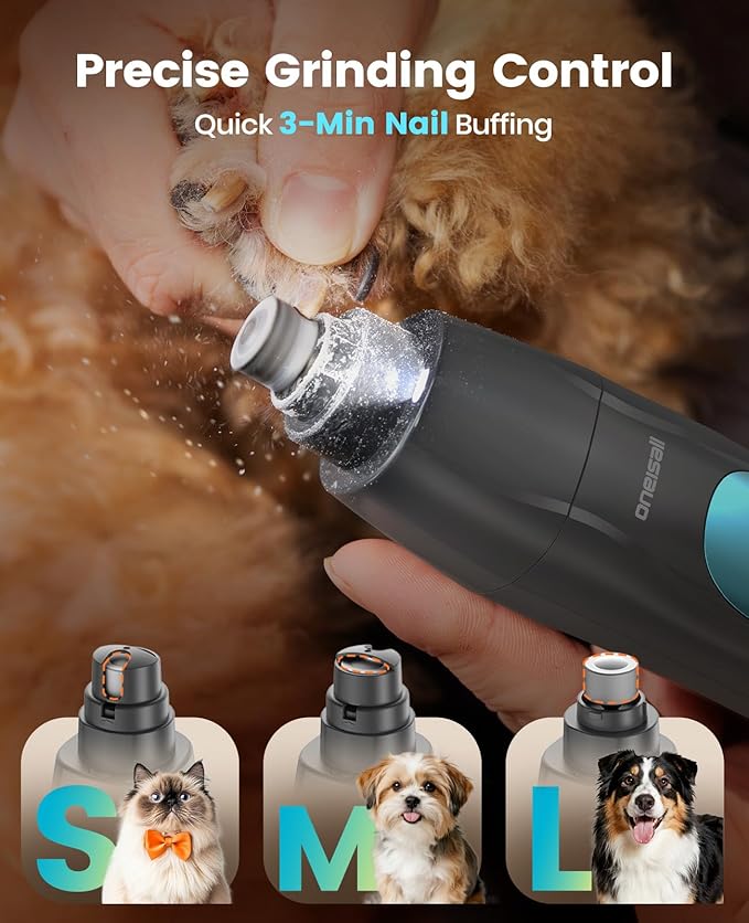 Professional Dog Grooming Clipper with Replacement Blade, 5-in-1 Adjustable A5 Blade Cordless Pet Grooming Kit