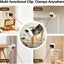 Potaroma Smart Sensor Cat Laser Toys Interactive, Motion Activated Truly Random Trjajectory, Clamp Design, Automatic Chargeable Kitten Toy Indoor Exercise, Cream White