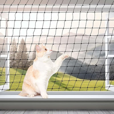 Steel Cat Netting Balcony, 10ft x 20ft Steel Reinforced Cat Wire for Balcony