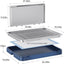 Indoor Dog Potty Tray with High Wall,25.59"X19.69" Pee Pad Holder,Dogs Litter Box