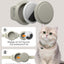Cat Collar with Airtag Holder, Breakaway Airtag Cat Collar for Apple Air Tag with Luminous & Reflective Pattern, Waterproof GPS Cat Tracker Collars for Boy Girl Cats Kittens with Bell, Khaki (8-12")