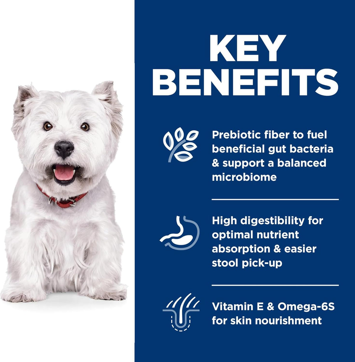 Hill's Science Diet Sensitive Stomach & Skin, Adult 1-6, Stomach & Skin Sensitivity Support, Small Kibble, Dry Dog Food, Chicken Recipe, 30 lb Bag