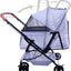Reversible Pet Stroller (4 Wheels for Cats and Dogs) for Small and Medium Pets up to 33 lbs.Gray